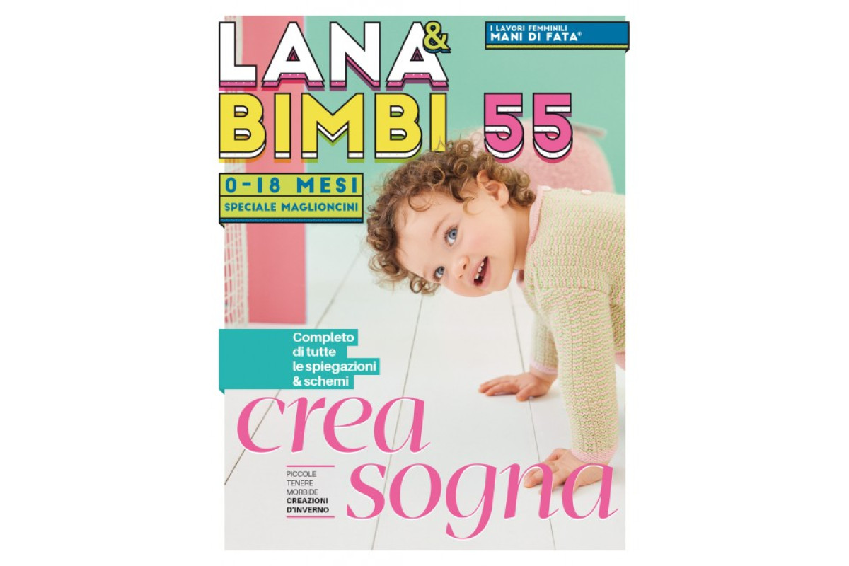 Rivista Mani di Fata - Lana e Bimbi 55