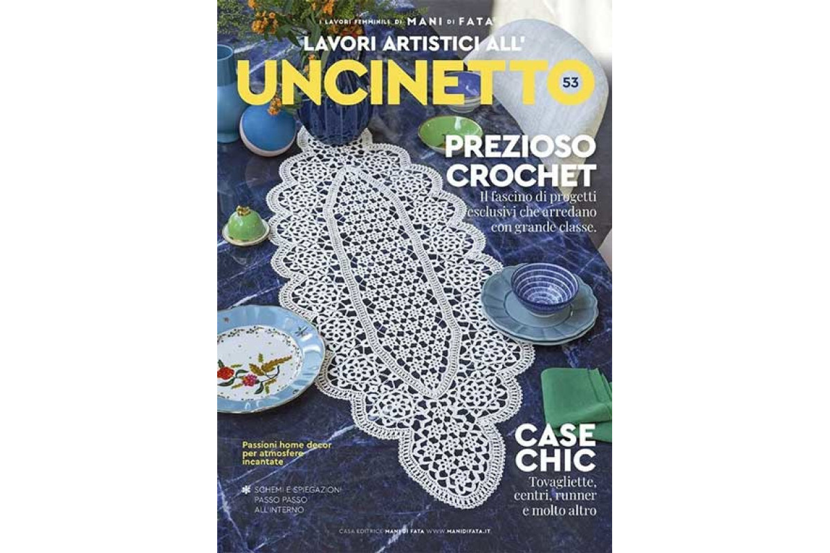 Mani di Fata Magazine - Crochet Artistic Works n. 53 Mani di Fata Magazine - Crochet Artistic Works n. 53
