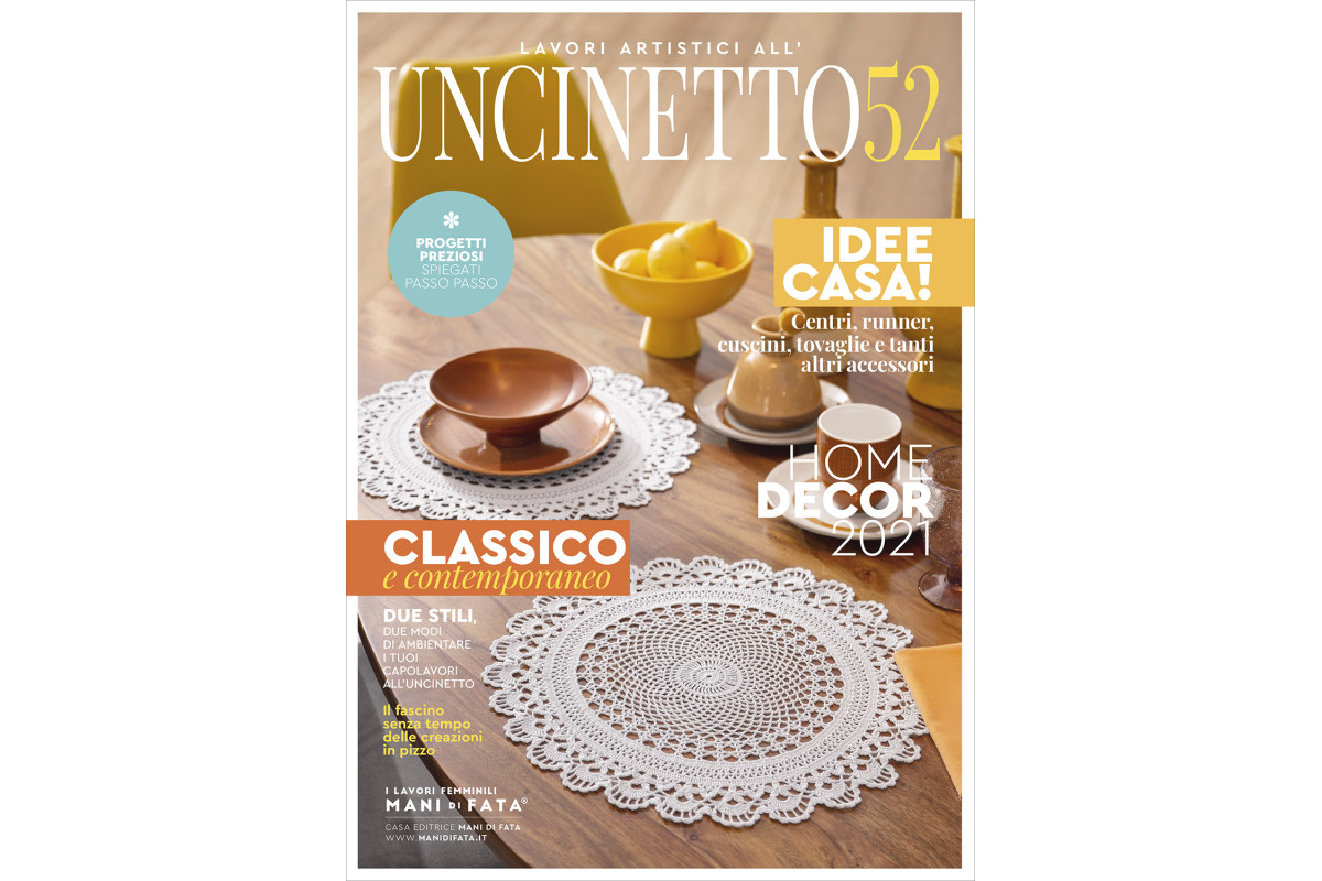 Mani di Fata Magazine - Crochet Artistic Works n. 52 Mani di Fata Magazine - Crochet Artistic Works n. 52