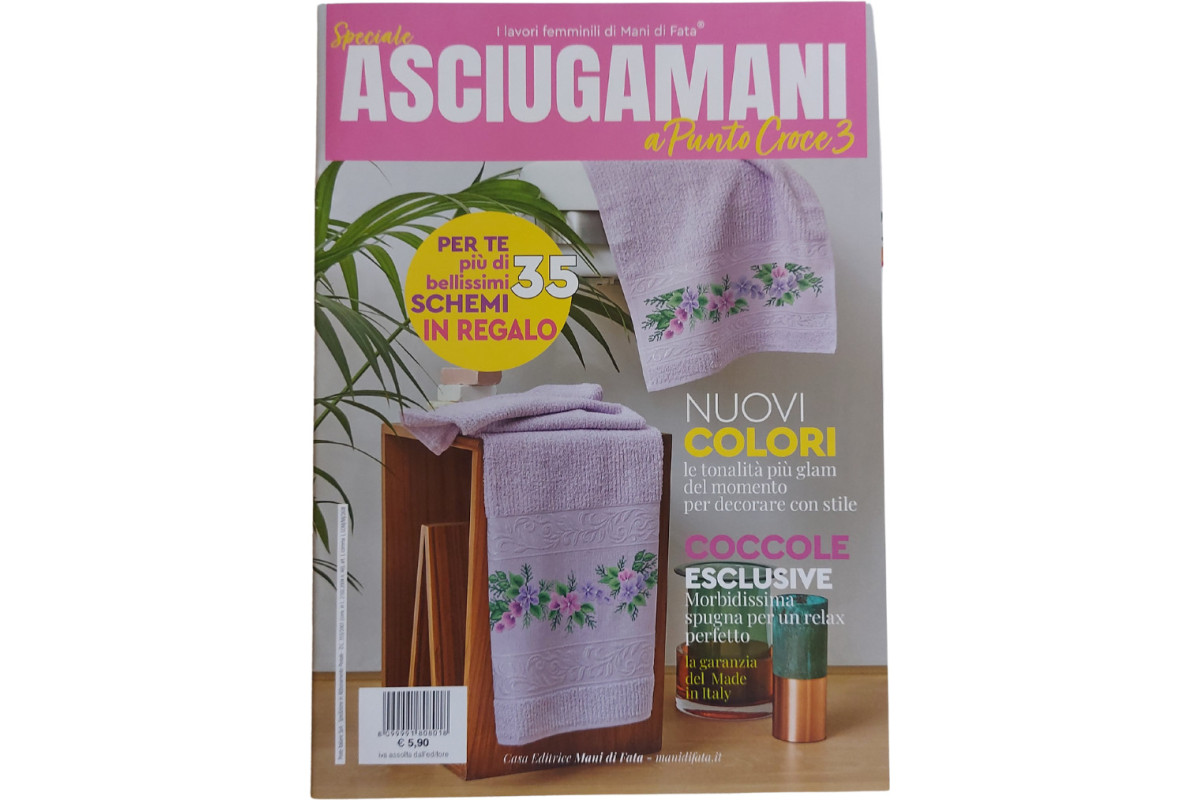 Rivista Mani di Fata - Speciale Asciugamani a Punto Croce 3 Rivista Mani di Fata - Speciale Asciugamani a Punto Croce 3