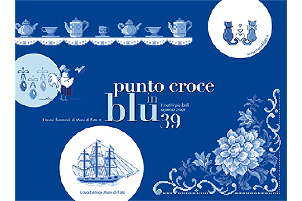 The Most Beautiful Cross Stitch Motifs 39 - Blue Motifs The Most Beautiful Cross Stitch Motifs 39 - Blue Motifs