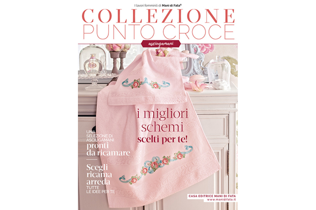 Revista Mani di Fata - Colección Toallas a Punto de Cruz Revista Mani di Fata - Colección Toallas a Punto de Cruz