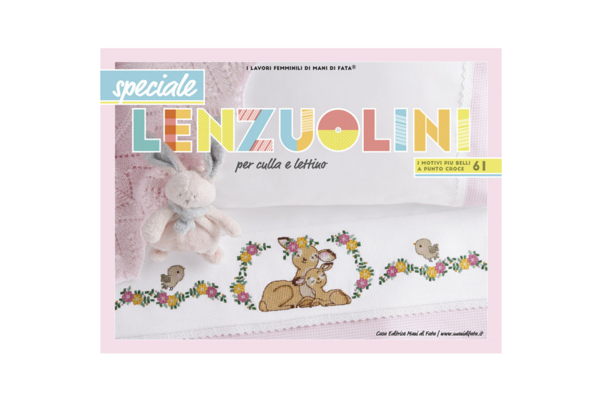 I Motivi più Belli a Punto Croce 61 - Speciale Lenzuolini per Culla e Lettino