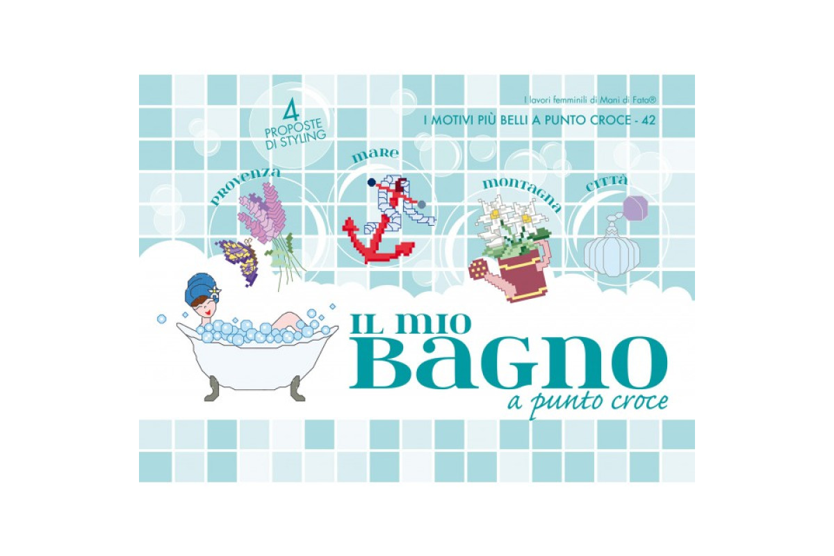 I Motivi più Belli a Punto Croce 42 - Il Mio Bagno a Punto Croce I Motivi più Belli a Punto Croce 42 - Il Mio Bagno a Punto Croce