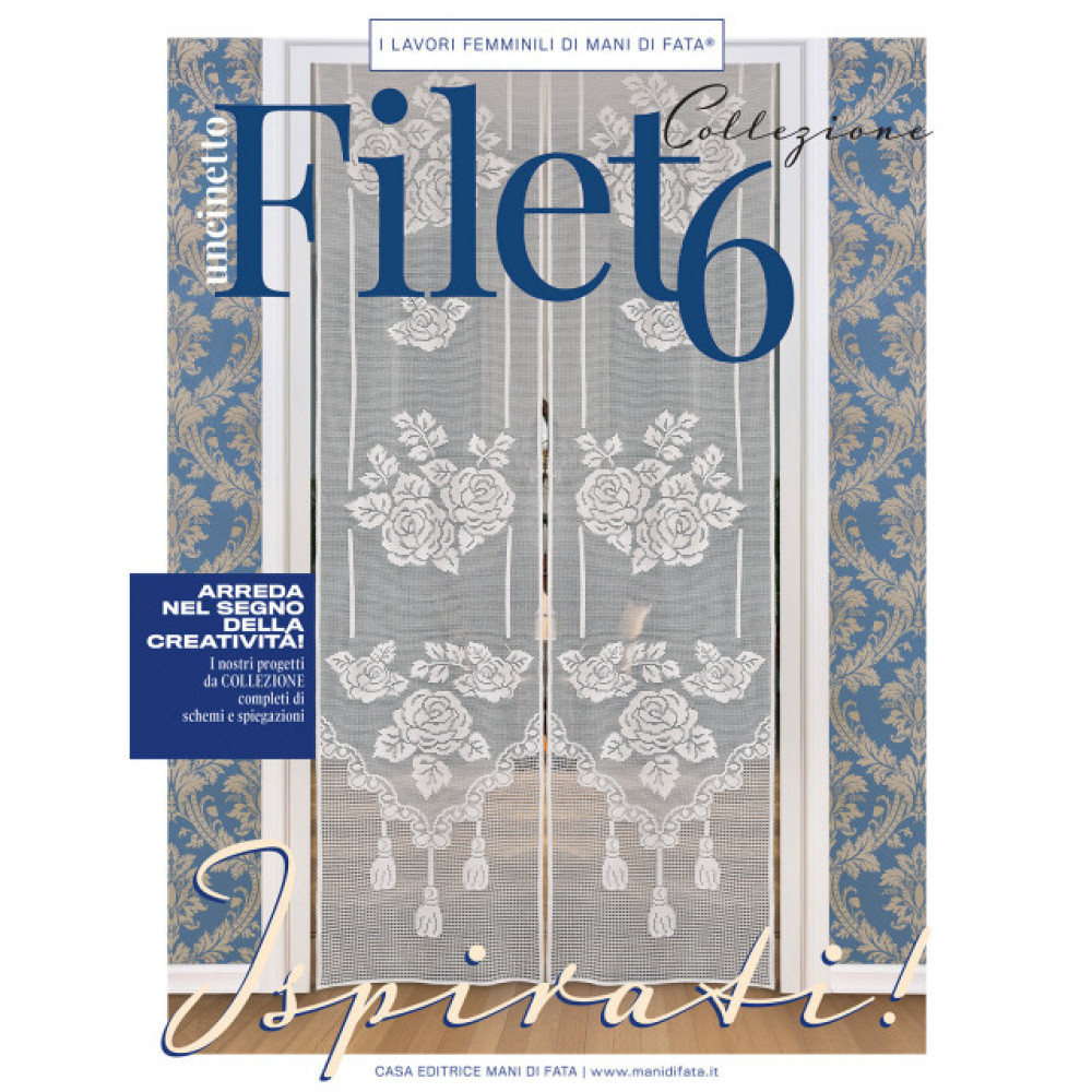 Revista Mani di Fata - Ganchillo Filet 6