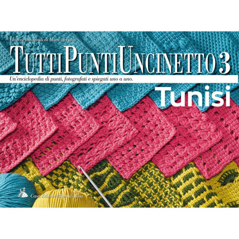 Revista Mani di Fata - Todos los Puntos de Crochet 3 - Tunisino