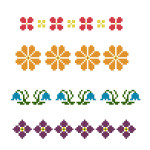 Schema Punto Croce - Semplici Bordure