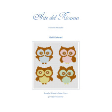 Schema Punto Croce - Piccoli Gufi Schema Punto Croce - Piccoli Gufi