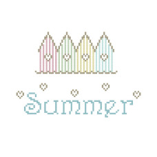 Schema Punto Croce - Summer Schema Punto Croce - Summer