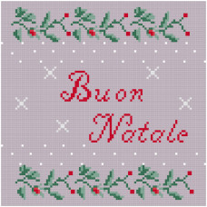Schema Punto Croce - Buon Natale