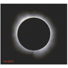 Schema Punto Croce - Eclissi Totale di Sole 2024 in America Schema Punto Croce - Eclissi Totale di Sole 2024 in America