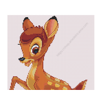 Schema Punto Croce - Bambi - Il Cerbiatto Schema Punto Croce - Bambi - Il Cerbiatto