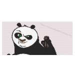 Schema Punto Croce - Kung fu Panda - Po Schema Punto Croce - Kung fu Panda - Po