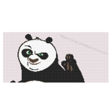 Schema Punto Croce - Kung fu Panda - Po Schema Punto Croce - Kung fu Panda - Po