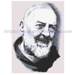 Schema Punto Croce - Padre Pio da Pietrelcina - 1887 - 1968 Schema Punto Croce - Padre Pio da Pietrelcina - 1887 - 1968