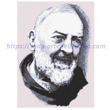 Schema Punto Croce - Padre Pio da Pietrelcina - 1887 - 1968 Schema Punto Croce - Padre Pio da Pietrelcina - 1887 - 1968