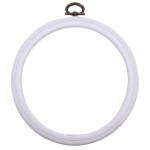 DMC Cornice Telaio Rotonda  da 13 cm - Colore Bianco