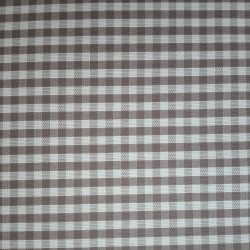 Checkered Fabric - Width 180 cm - Nut