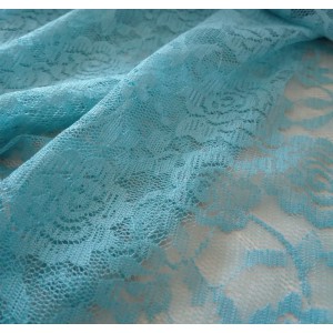 Lace Fabric - Color Turquoise