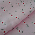 Pink Flower Fancy Cotton Fabric Pink Flower Fancy Cotton Fabric