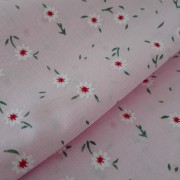 Pink Flower Fancy Cotton Fabric