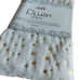 Stafil Plush Glitter - Tessuto Pelliccia d'Agnello Bianco con Stelline Oro Stafil Plush Glitter - Tessuto Pelliccia d'Agnello Bianco con Stelline Oro