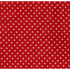 Patchwork Fabric Red with White Spot Patchwork Fabric Red with White Spot