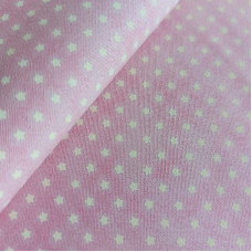 Cotton Fabric Pink with Little Stars Cotton Fabric Pink with Little Stars