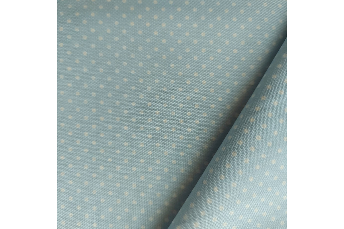 Patchwork Fabric - Ligh Blue with White Spot Patchwork Fabric - Ligh Blue with White Spot