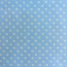 Light Blue Cotton Fabric with Large White Spot - Width 280 cm Light Blue Cotton Fabric with Large White Spot - Width 280 cm