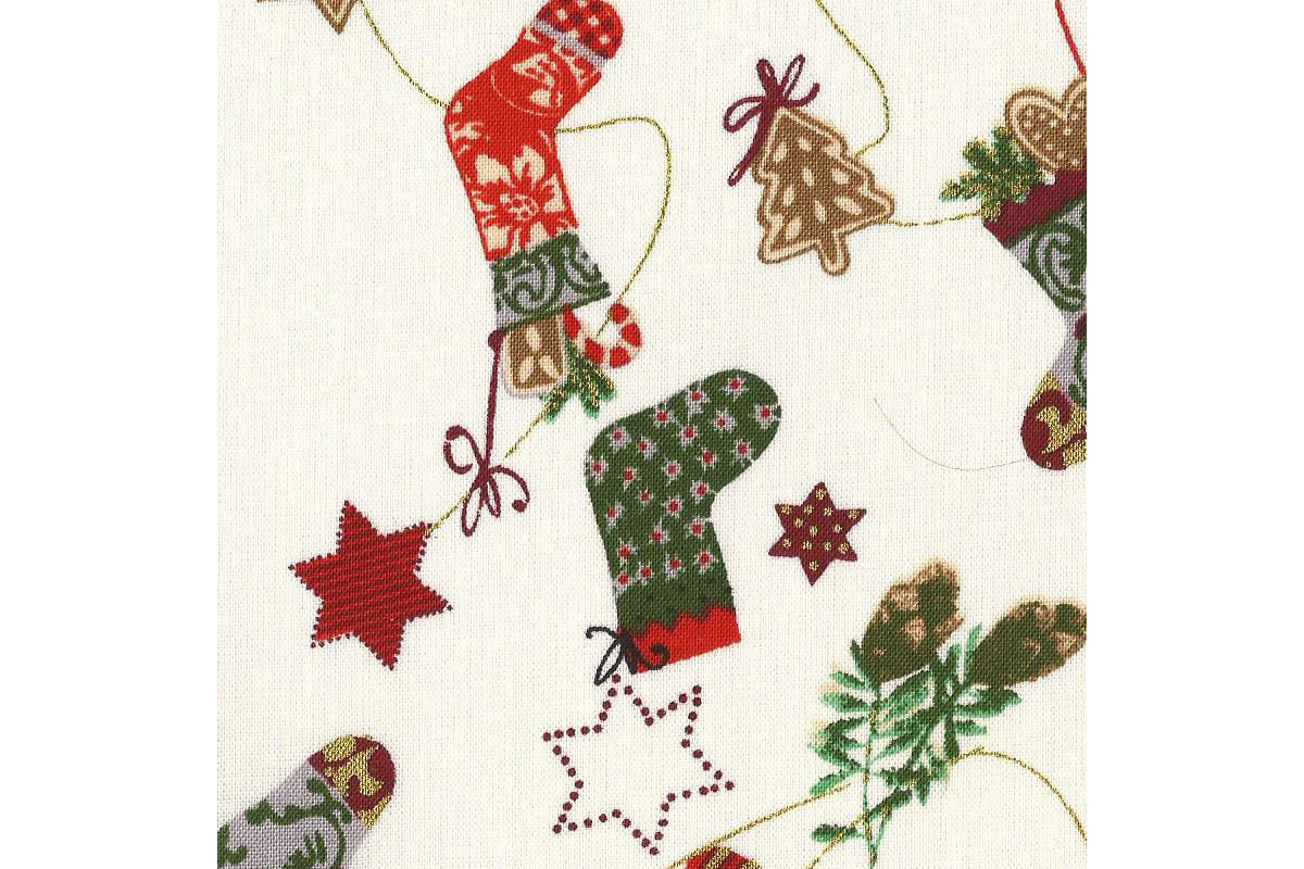 Patchwork Fabric - Christmas Stockings Patchwork Fabric - Christmas Stockings