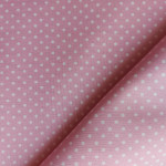 Patchwork Fabric - Pink with White Spot Patchwork Fabric - Pink with White Spot