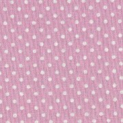 Patchwork Fabric  - Pink with White Spot