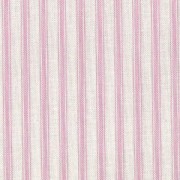 Patchwork Fabric Pink Ticking Stripe