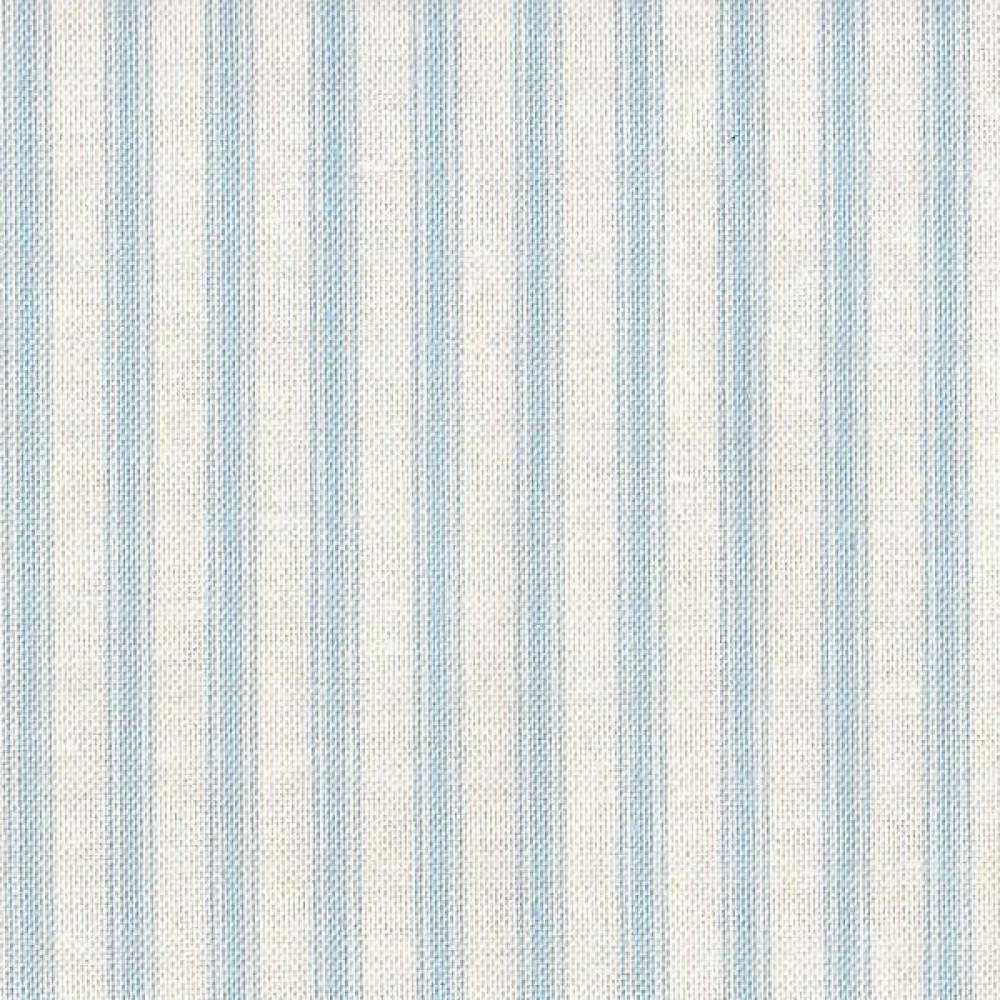 Patchwork Fabric Light Blue Ticking Stripe