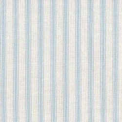 Patchwork Fabric Light Blue Ticking Stripe