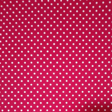 Red Cotton Fabric with Little White Spot - Width 150 cm Red Cotton Fabric with Little White Spot - Width 150 cm