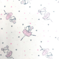 Dancers Piquet Cotton Fabric