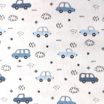 Tela de Piqué Mil Rayas - Coches Tela de Piqué Mil Rayas - Coches