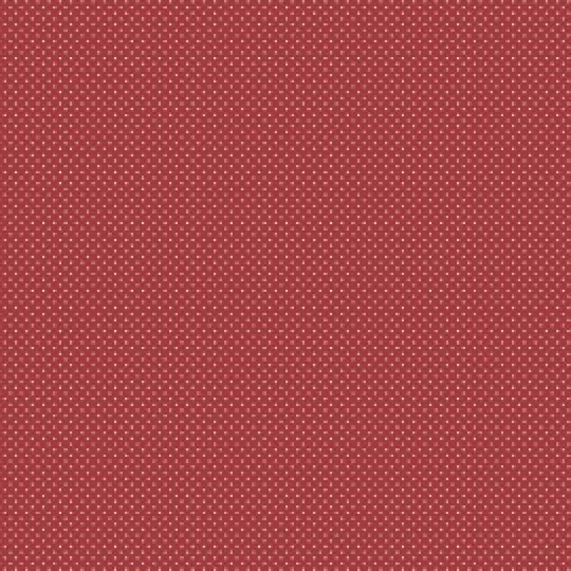 Tessuto in Cotone Rosso Micro Pois Bianchi