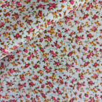 Tela Patchwork con Flores Rosa y Amarillos