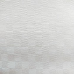 Tessuto Puro Cotone Damina Gloria Bianco - Altezza 180 cm