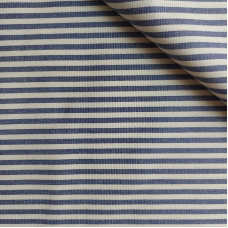 Tela Tirolo a Rayas Blu e Blanco - Ancho 180 cm