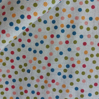 Tessuto Panama Blossom Pois - Altezza 280 cm Tessuto Panama Blossom Pois - Altezza 280 cm