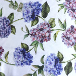 Hydrangea Cotton Fabric - Width 320 cm Hydrangea Cotton Fabric - Width 320 cm