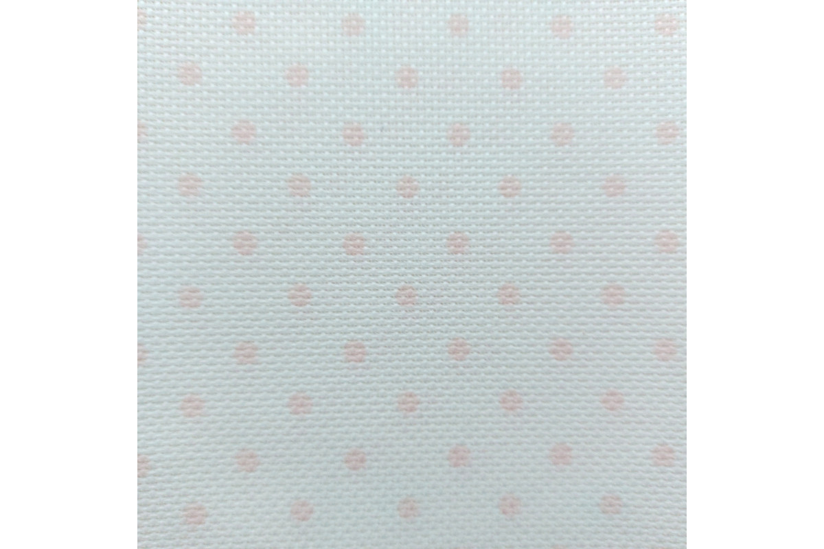 DMC Impressions - Printed Aida - Pink Dots