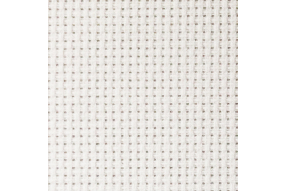 Tela Aida 55 - Altezza 180 cm - Colore Bianco Tela Aida 55 - Altezza 180 cm - Colore Bianco