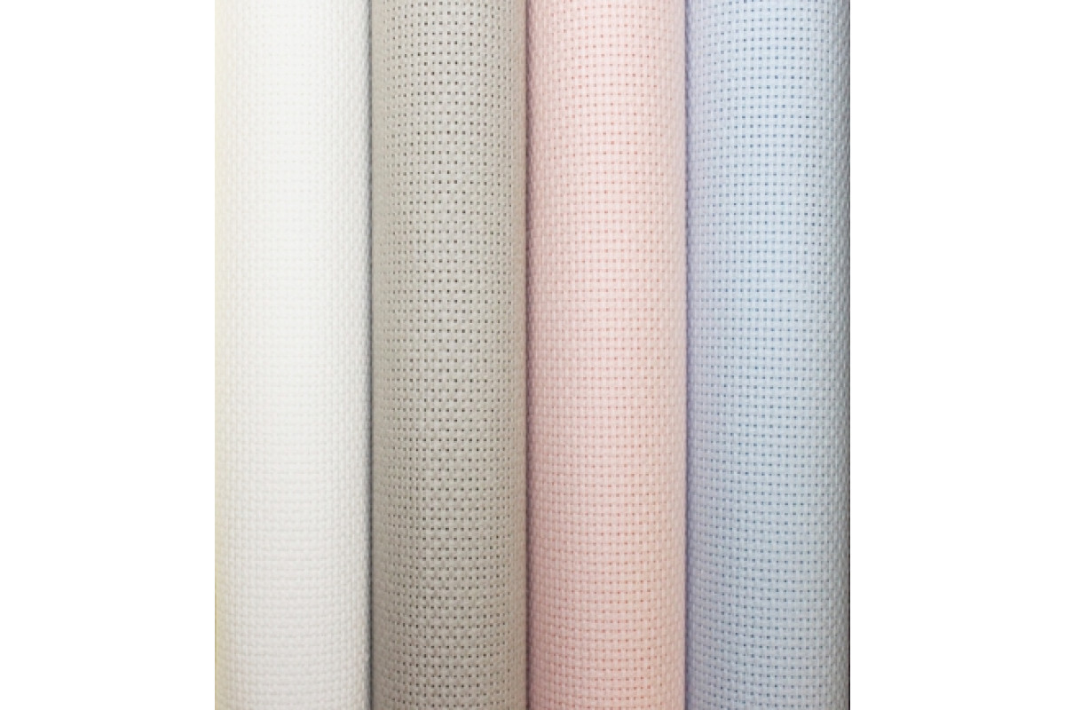 DMC Tela Aida 55 Colorata - Altezza 110 cm DMC Tela Aida 55 Colorata - Altezza 110 cm