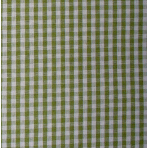 Tessuto Quadretti - Punto Suisse - Altezza 180 cm  - Verde