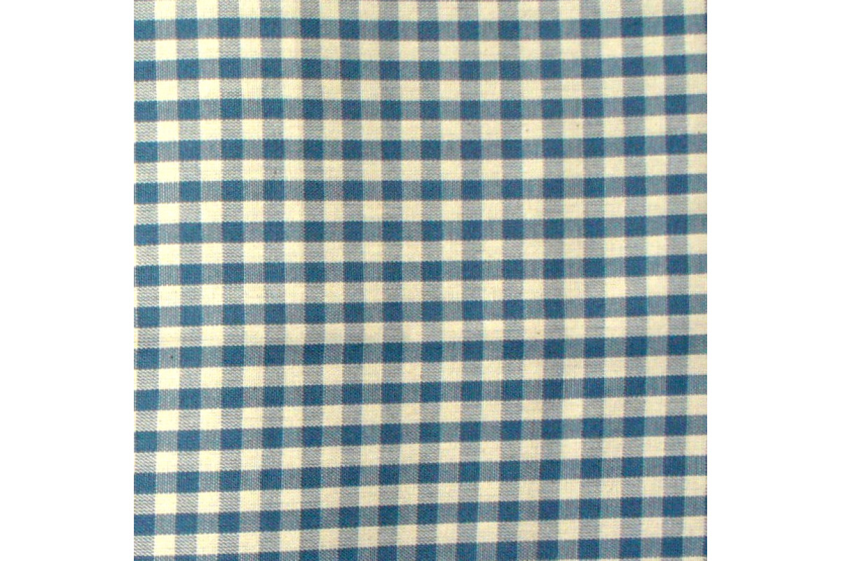 Checkered Fabric - Width 180 cm - Light Blue